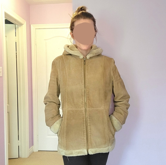 Vintage Genuine Leather Shearling Coat - Picture 4 of 16